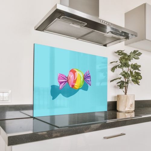 Parafango in alluminio - Blu - Caramelle - Arcobaleno