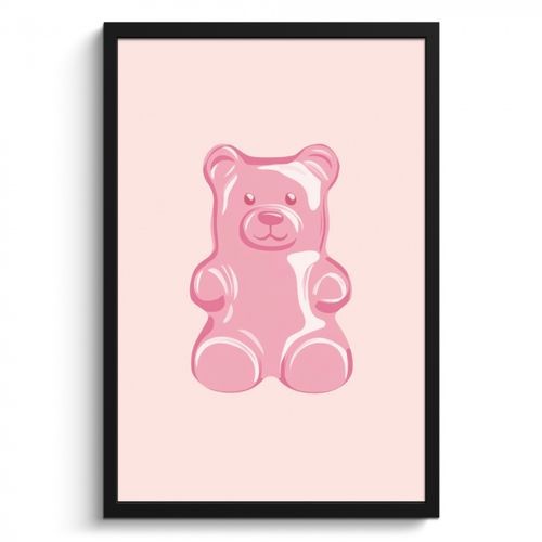 KitchenYeah - Cucina - Cornice per foto - Orso - Rosa - Caramella