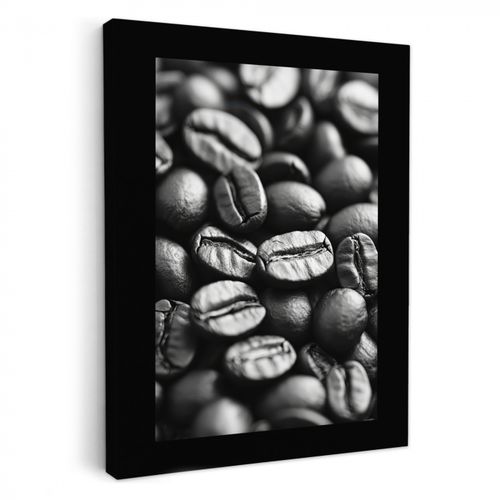 Dipinti su tela - Chicchi di caffè - Nero - Vintage