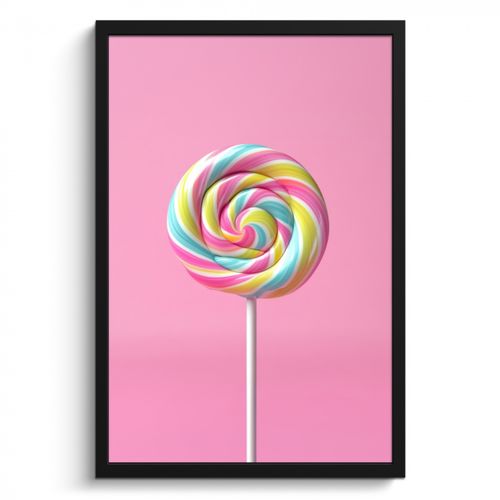 KitchenYeah - Cucina - Cornice per foto - Lecca-lecca - Rosa - Caramella - Dolce