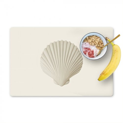 Tovagliette - Conchiglia - Minimalista - Bianco