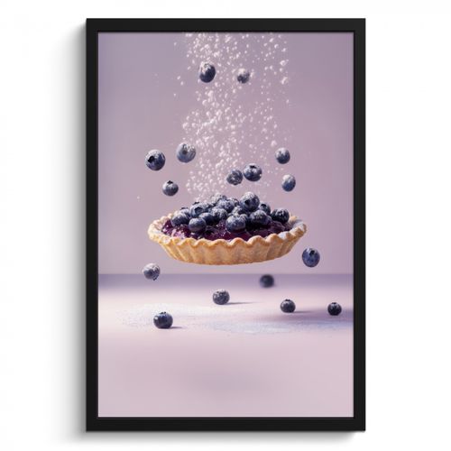 KitchenYeah - Cucina - Cornice per foto - Cibo - Torta - Frutti di bosco - Blu