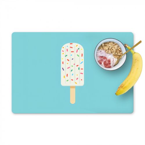 Tovagliette - Gelato - Bastoncino - Spolverini - Azzurro