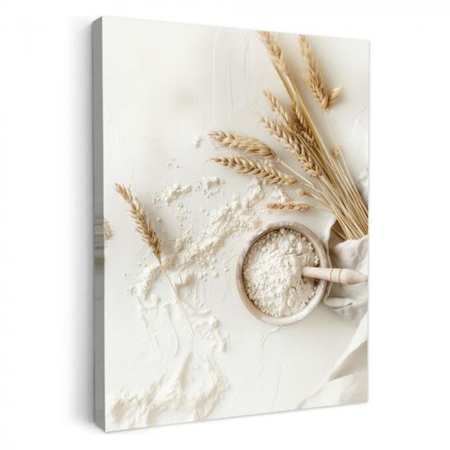 Dipinti su tela - Fiore - Legno - Grano