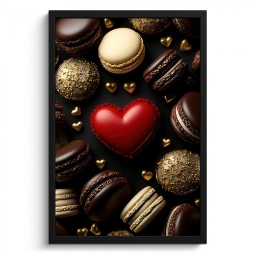 KitchenYeah - Cucina - Cornice per foto - Amaretti - Rosso - Cuore