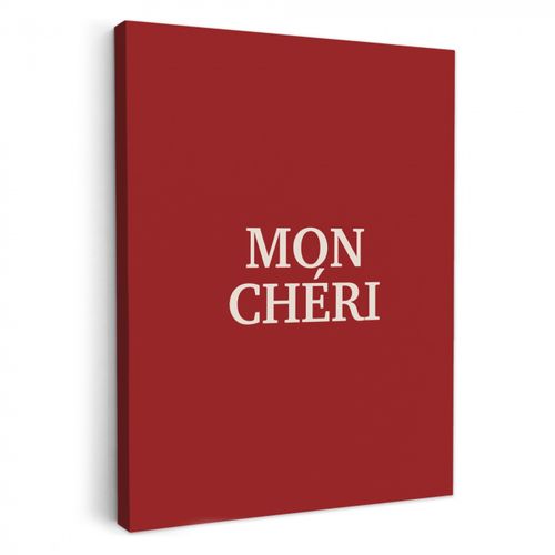 Dipinti su tela - Rosso - Francese - Citazioni