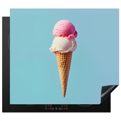 Protezione piano induzione - Gelato Scoop - cono - Blu