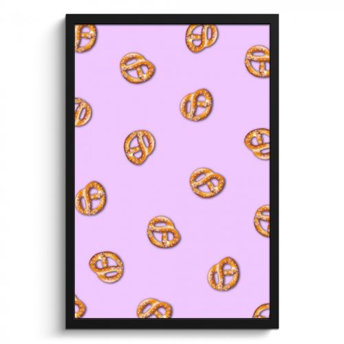 KitchenYeah - Cucina - Cornice per foto - Pretzel - Cibo - Viola