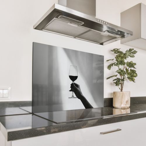 Parafango in alluminio - Luce - Vino - Rosso - Bicchiere
