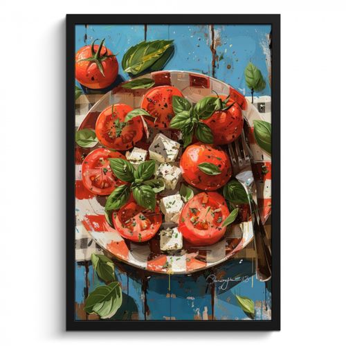 KitchenYeah - Cucina - Cornice per foto - Caprese su tela
