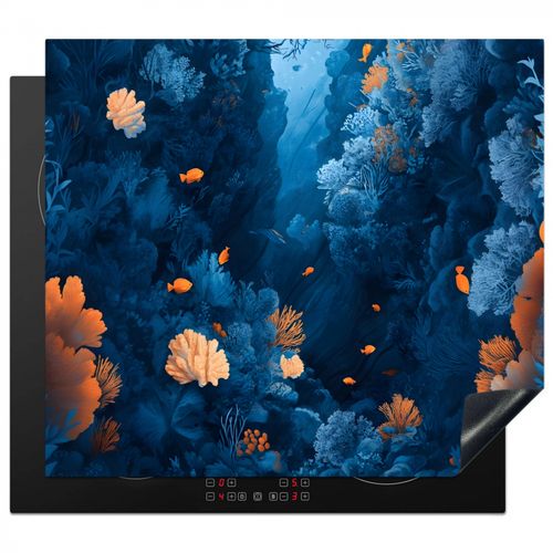 Protezione piano induzione - Barriera corallina - Pesce - Oceano - Blu