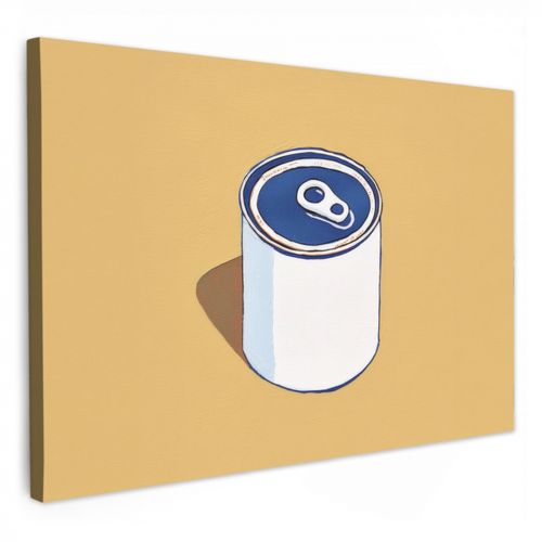 Dipinti su tela - Stagno - Minimalista - Blu - Illustrazione