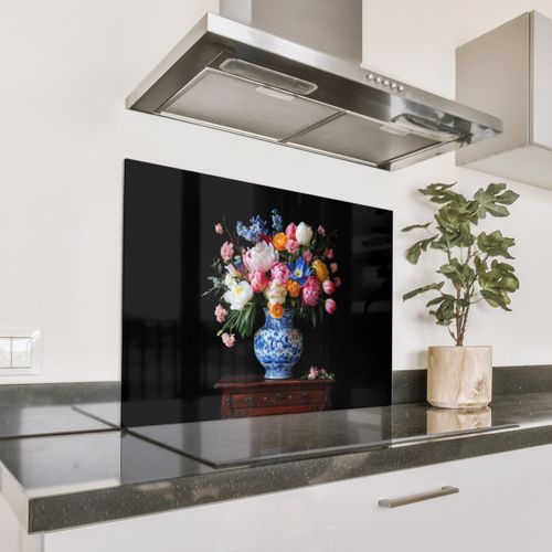 Parafango in alluminio - Rose - Fiori - Vaso - Bouquet