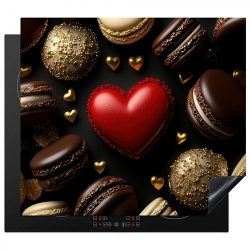 Protezione piano induzione - Amaretti - Rosso - Cuore