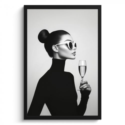KitchenYeah - Cucina - Cornice per foto - Donna - Champagne - Moderno