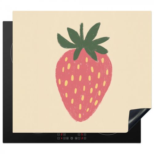 Protezione piano induzione - Fragola - Minimalista - Rosso - Frutta