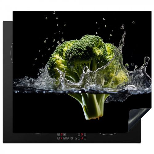 Protezione piano induzione - Broccoli - Verde - Acqua - Nero