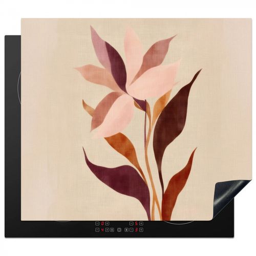 Protezione piano induzione - Fiori - Petali - Minimalista - Rosa