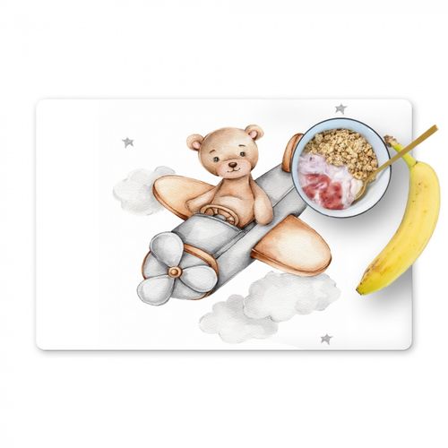 Tovagliette - Orso - Aereo - Stelle - Bambini