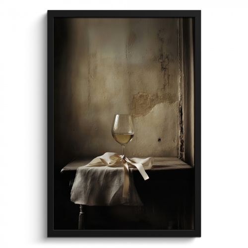 KitchenYeah - Cucina - Cornice per foto - Fiocco - Beige - Bianco - Vino