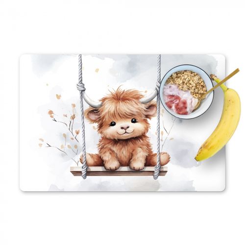 Tovagliette - Highlander scozzese - Animale - Bambini - Cameretta - Nursery