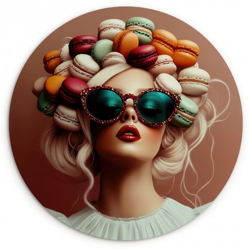 Quadro rotondo - Donna - Macaron - Occhiali