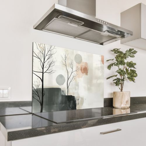 Parafango in alluminio - Wabi sabi - Beige - Pianta