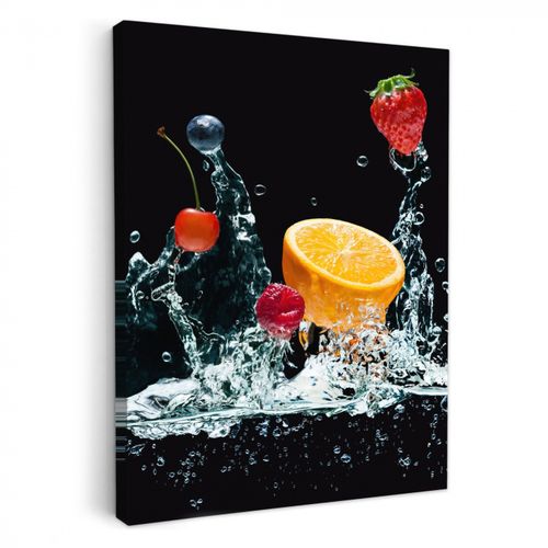 Dipinti su tela - Esplosione della cascata di frutta