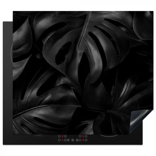 Protezione piano induzione - Nero - Monstera - Foglie