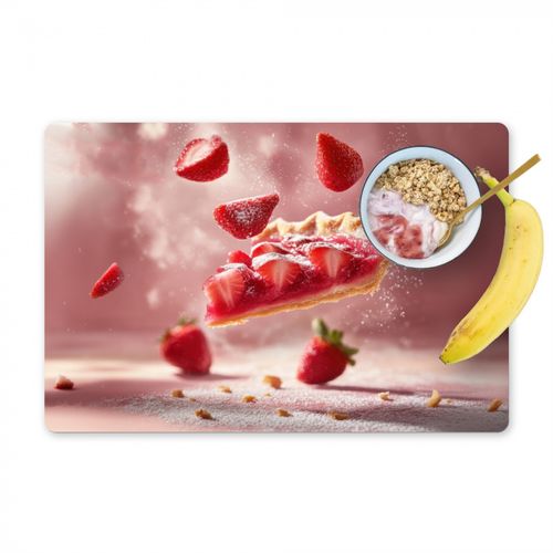 Tovagliette - Fragola - Torta - Cibo - Rosa