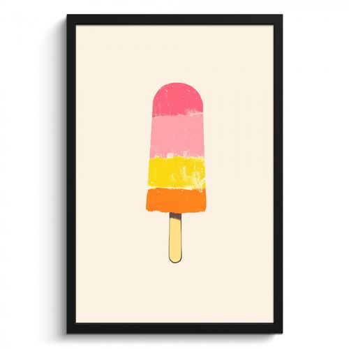 KitchenYeah - Cucina - Cornice per foto - Gelato all'acqua - Retro - Stick - Rosa