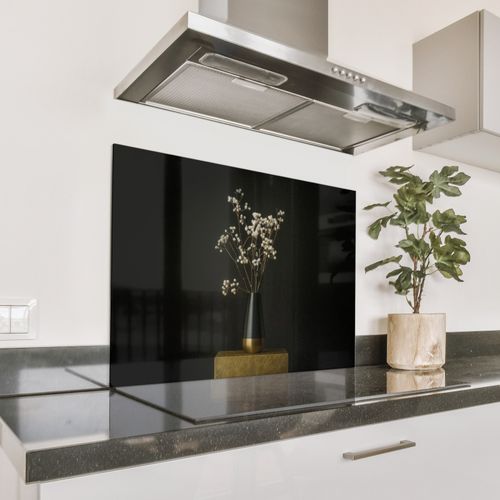 Parafango in alluminio - Bulbi di fiori - Bianco - Vaso - Minimalista