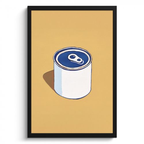 KitchenYeah - Cucina - Cornice per foto - Stagno - Minimalista - Blu - Illustrazione
