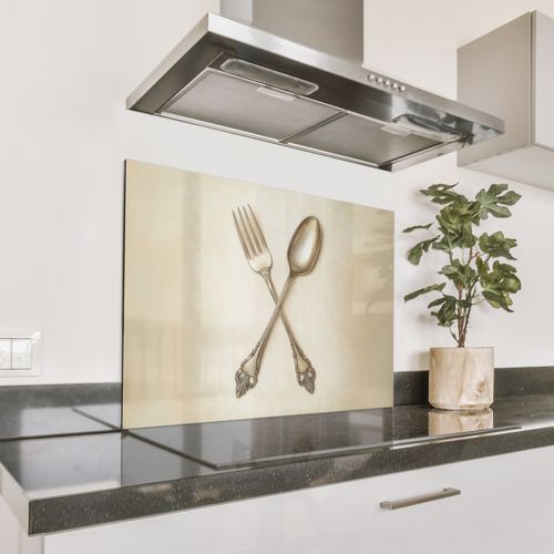 Parafango in alluminio - Beige - Vintage - Posate