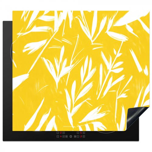 Astratto - Foglie - Giallo - Pennellate
