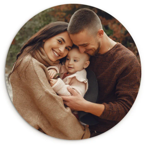 Foto su quadro rotondo