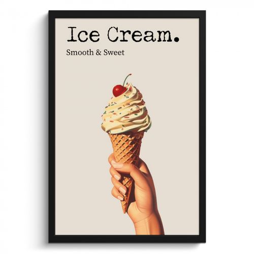 KitchenYeah - Cucina - Cornice per foto - Gelato - Gelato soft - Colorato - Ciliegia