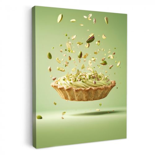Dipinti su tela - Pistacchio - Torta - Noci - Cibo