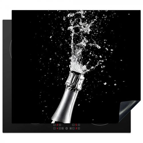 Protezione piano induzione - Champagne - Nero - Spruzzi - Popping