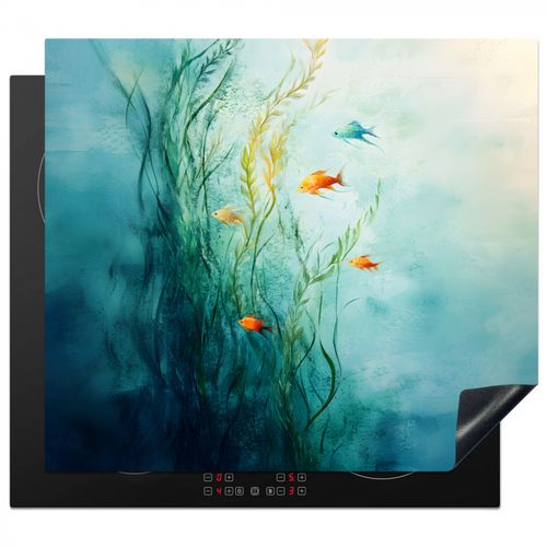 Protezione piano induzione - Piante acquatiche - Pesci - Colorati - Acqua