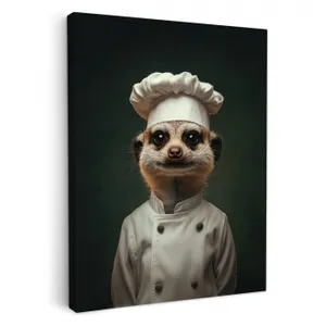 Dipinti su tela - Animale - Cuoco - Meerkat