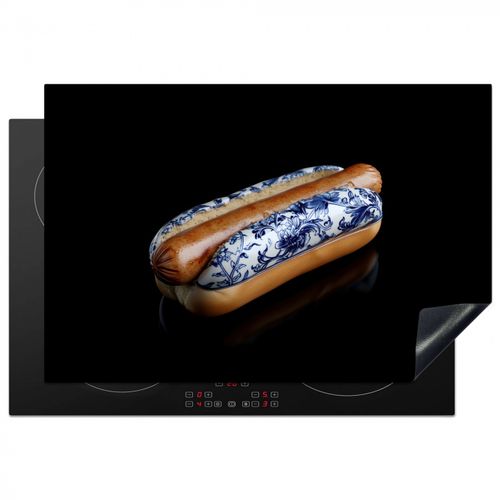 Protezione piano induzione - Hot dog - Porcellana - Blu Delft - Cibo