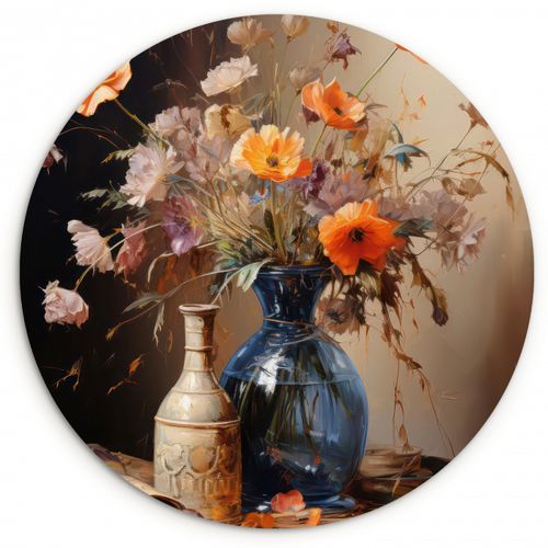 Quadro rotondo - Armonia d'autunno