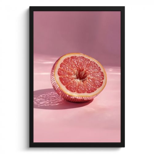 KitchenYeah - Cucina - Cornice per foto - Pompelmo - Rosa - Disco - Lucido
