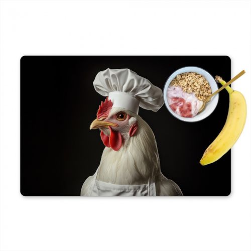 Tovagliette - Cuoco - Rosso - Pollo
