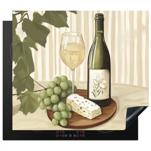 Protezione piano induzione - Vino - Uva - Formaggio - Foglie