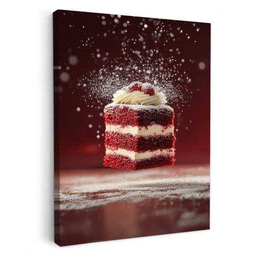 Dipinti su tela - Red - Velvet - Cake - Food