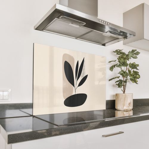 Parafango in alluminio - Pianta - Beige - Giapponese