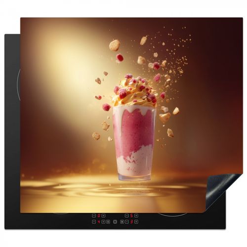 Protezione piano induzione - Lampone - Frullato - Bevanda - Rosa
