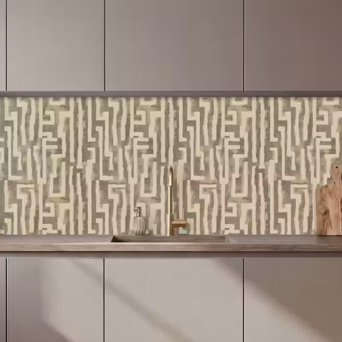 Schienale cucina - Astratto - Geometrico - Verde